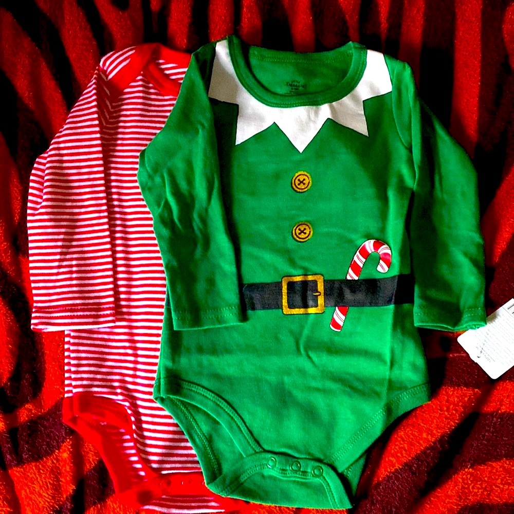 NEW/tag Christmas onesies